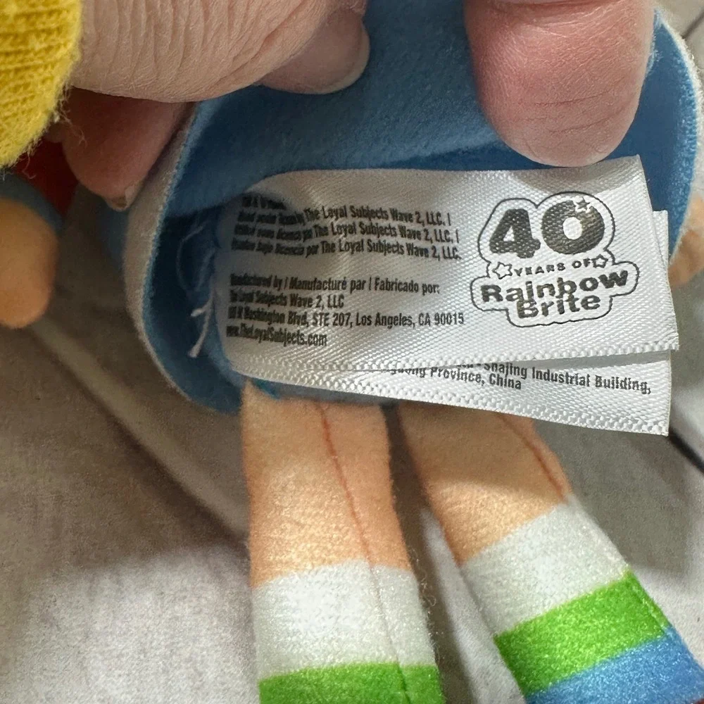The Loyal‎ Subjects Rainbow Brite CheeBee Plush 40th Anniversary Doll NWT Retro